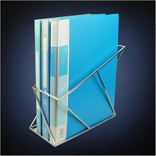 Miniatura 3 de Modern Art Magazine Holder mr114 - Soporte para archivos, libro de periódico, folleto, organizador de caja, cesta de regalo de Navidad y Acción de