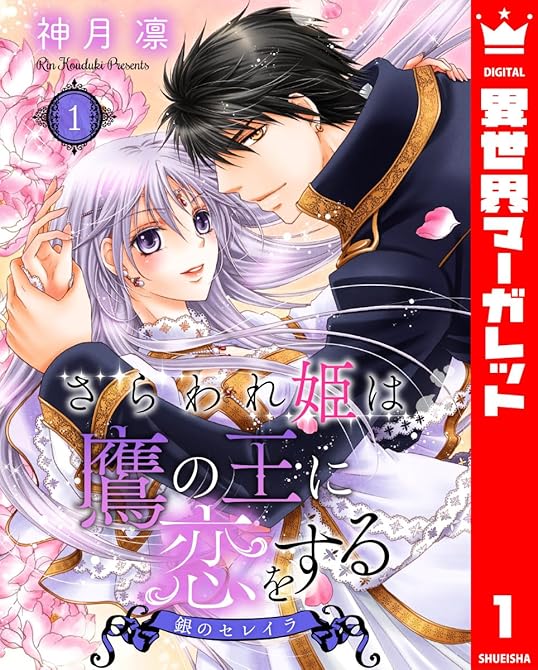 『さらわれ姫は鷹の王に恋をする 銀のセレイラ 1』の表紙イラスト 電子書籍 漫画