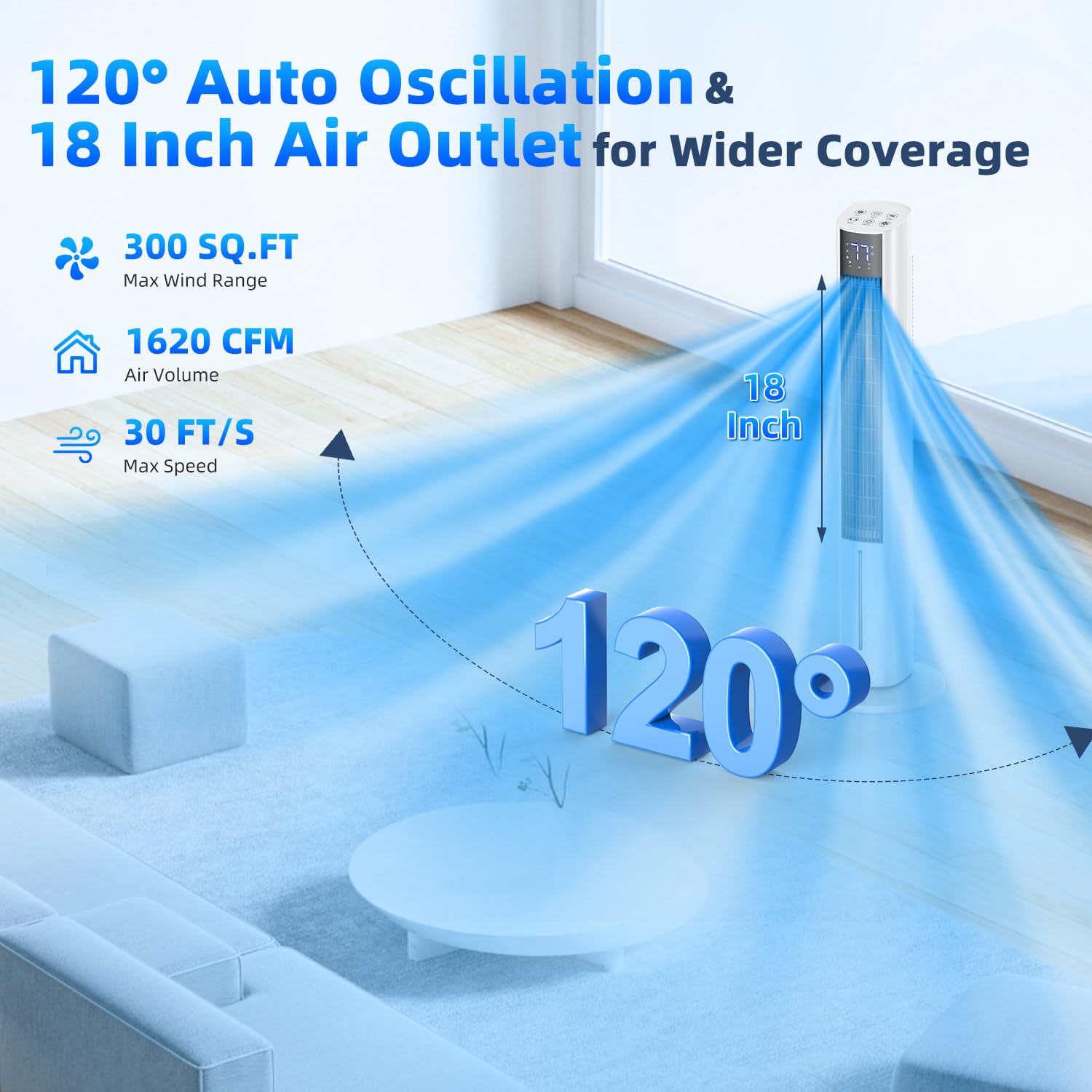 Aire acondicionado sin ventanas con 4 modos y 3 velocidades, temporizador de 12 horas, tanque de 4 litros para enfriador de aire evaporativo 24 horas, 4