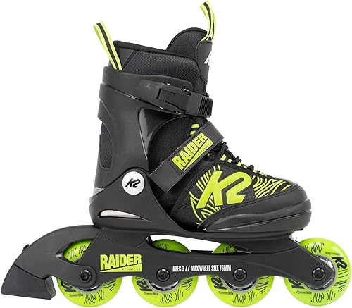 Miniatura 4 de K2 Raider - Patines en línea ajustables para niños GRIS_ROJO
