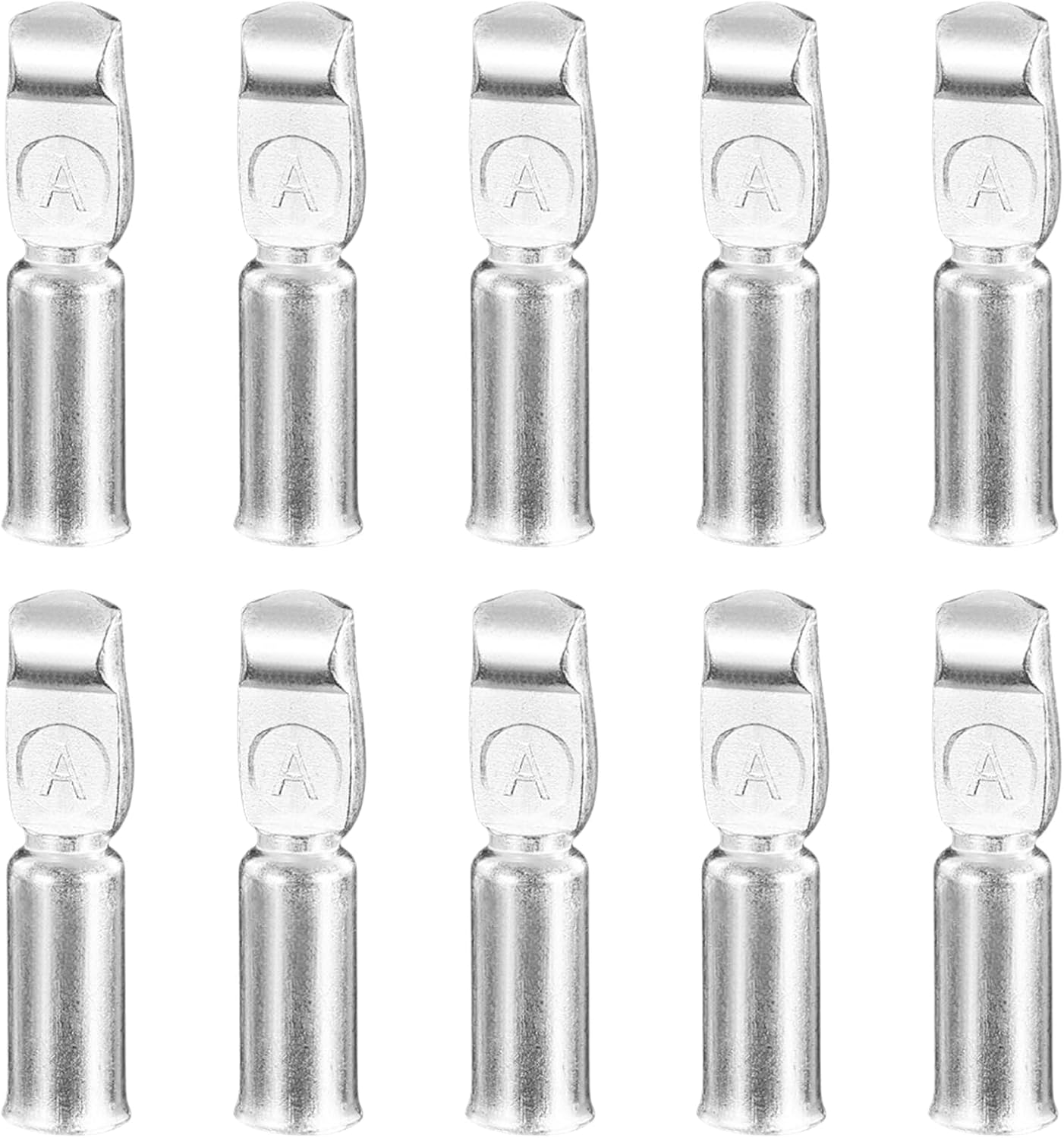 10Pcs Battery Quick Connect/Disconnect 50A Terminal Pins for Electrical Wires Towing Winch Systems Harness Plug Connectors