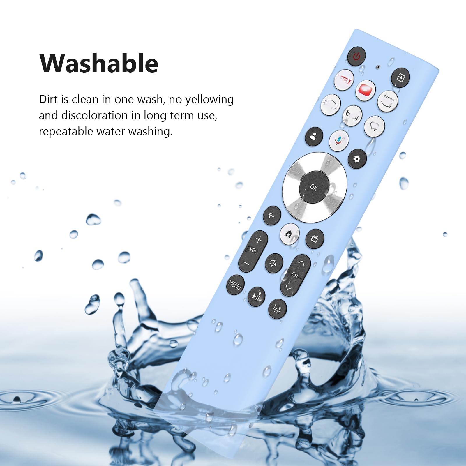 Custodia protettiva in silicone non tossico per Hisense ERF3F80H
