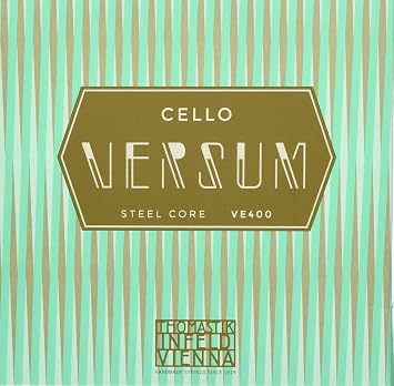 Thomastik-Infeld Versum - Cello String Set - Consists of VE41 VE42 VE43 VE44 Cello Strings with Smooth Bow Response and Balanced Tension for Exceptional Sound - Durable and Versatile Strings