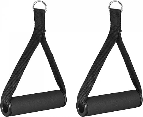 uxcell Manijas de banda de ejercicio de resistencia, empuñaduras de mango de espuma para máquina