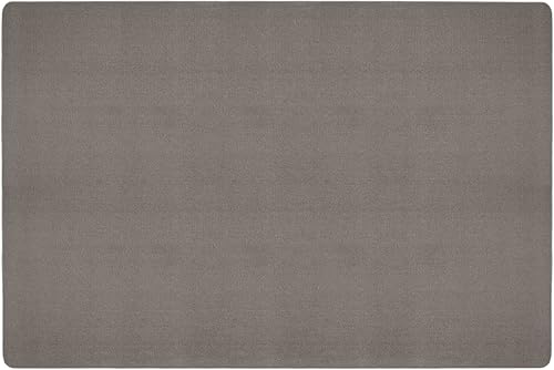 House, Home and More Alfombra antideslizante para interiores, color gris, 8 pies x 12 pies