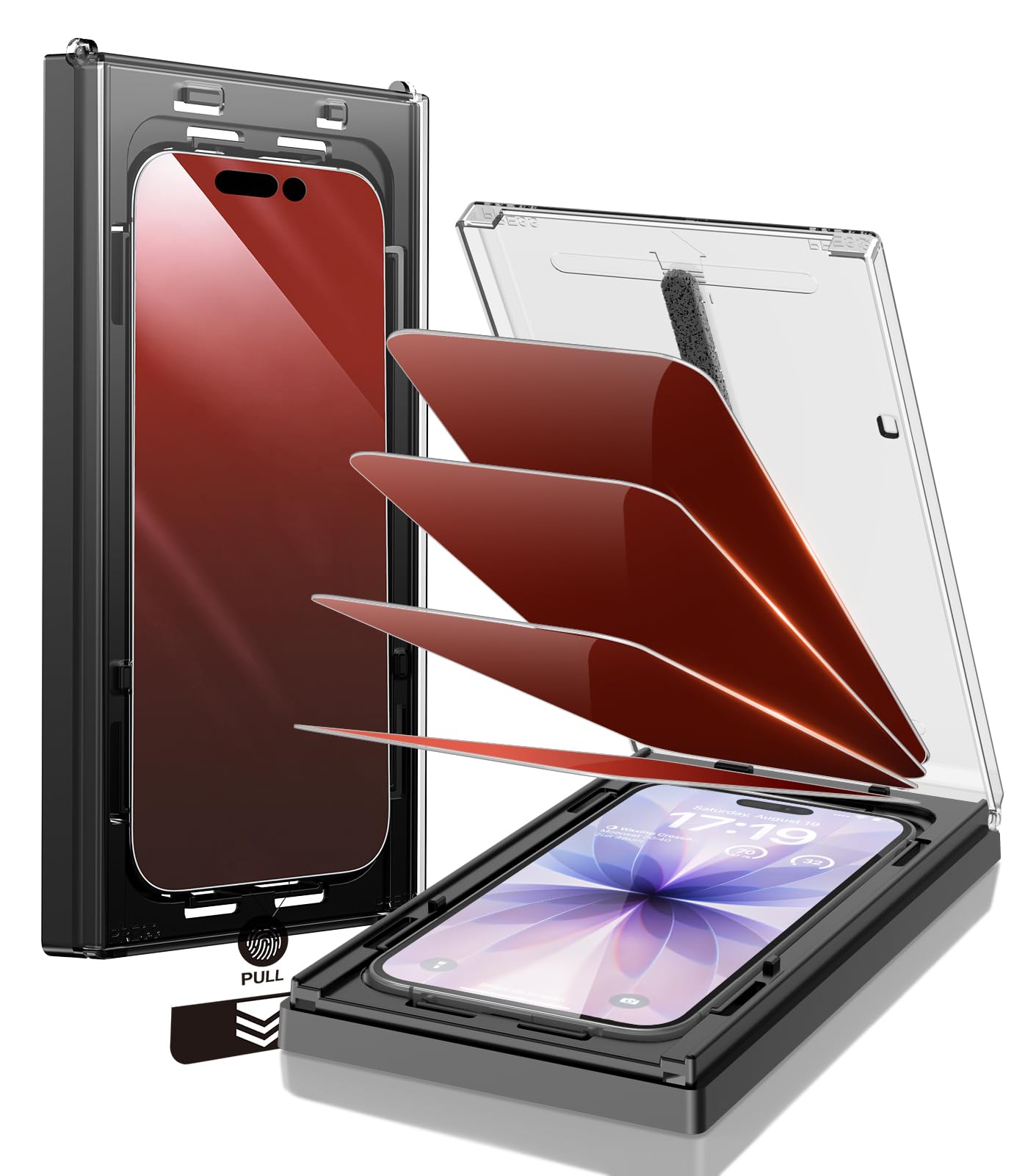 PandaShield Confezione da 4 pellicole protettive colorate per iPhone 17