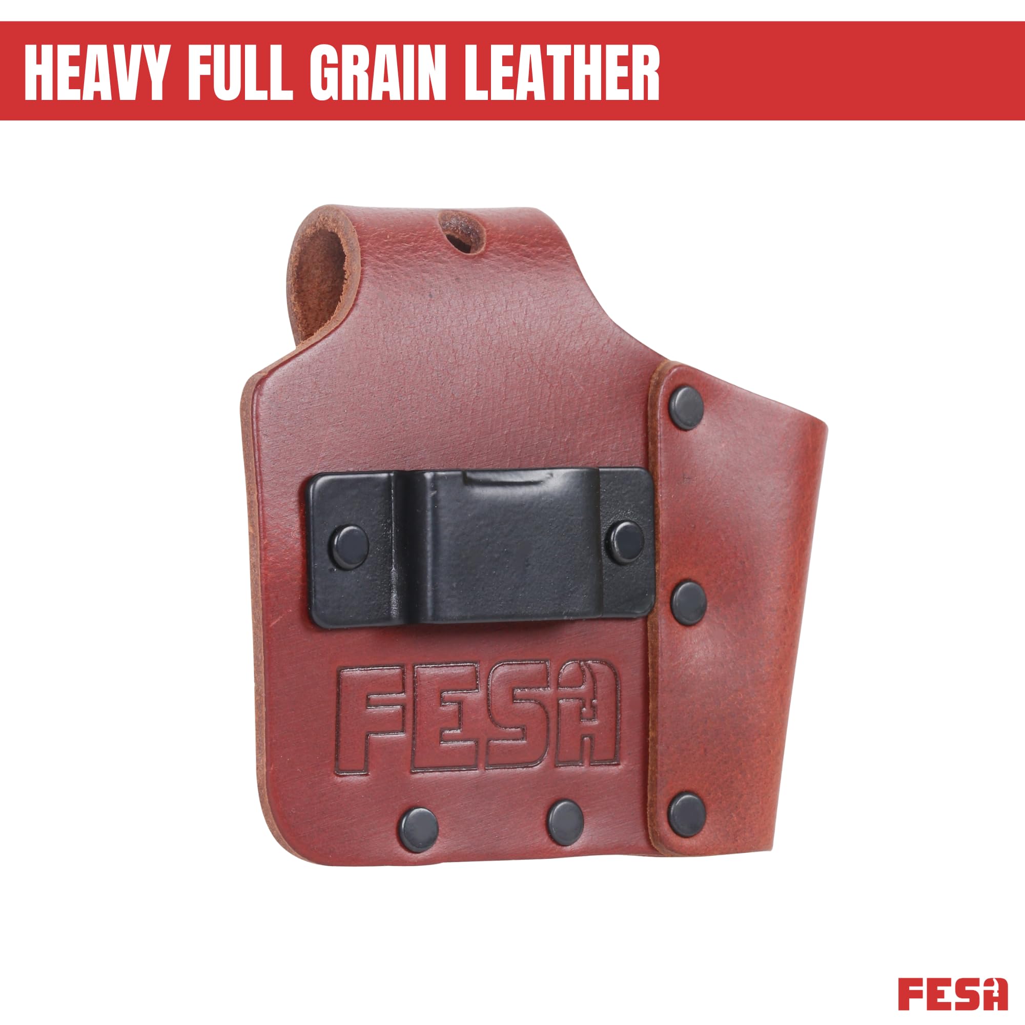 FESA Leather Tape Measure Holder, for DeWalt and Milwaukee Tools — Amazon image 6