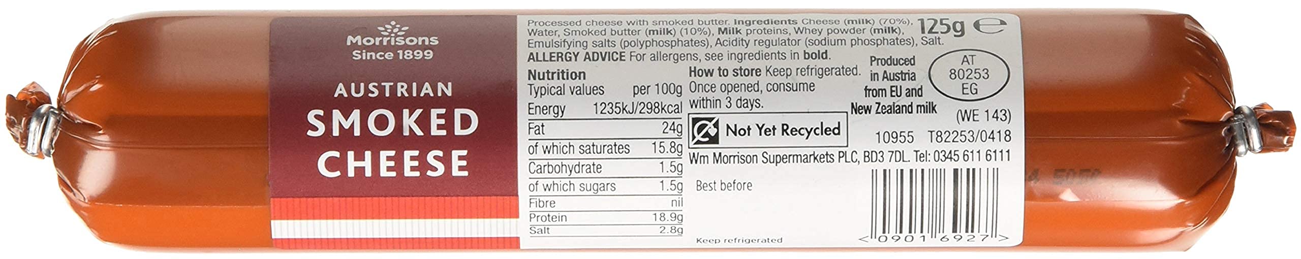 Austrian Smoked Cheese, 125g