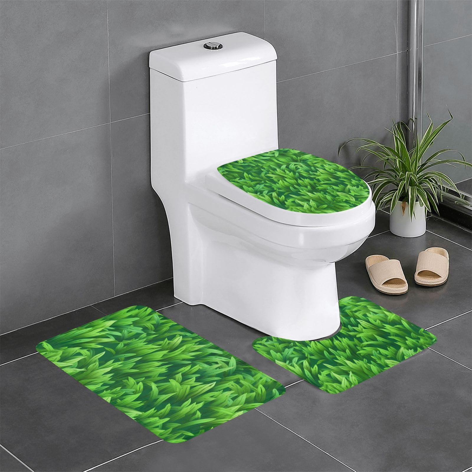 Tapis de salle de bain antidérapants pour sécuriser les sols glissants du WC