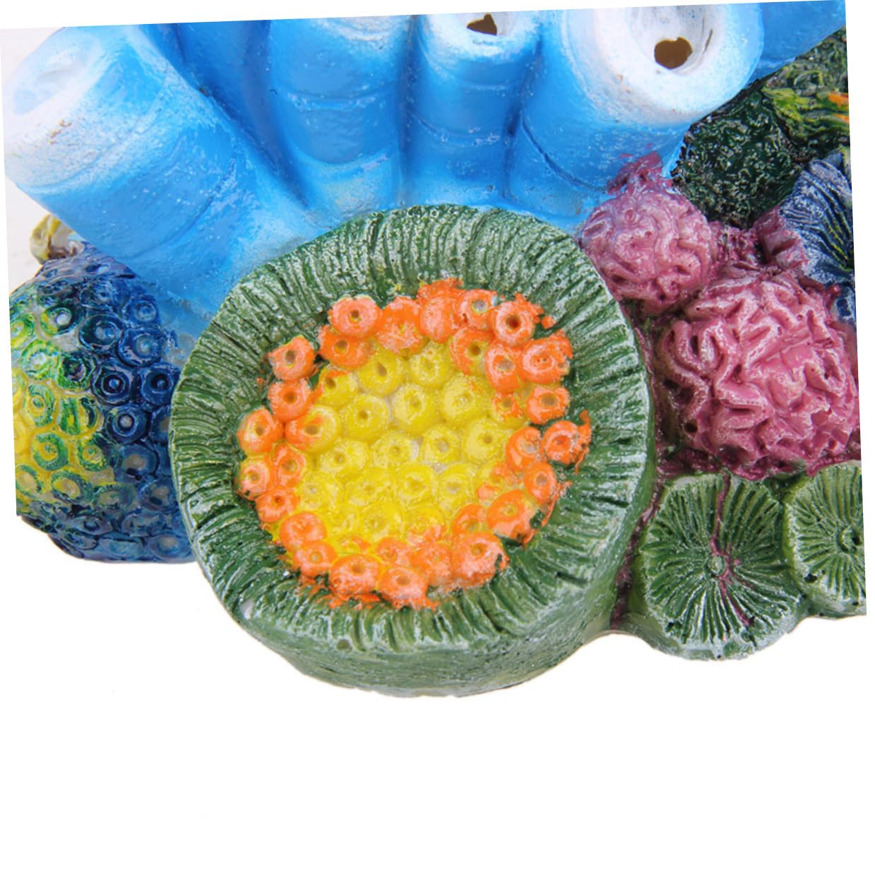 Piedra de Burbujas de Aire para Acuario Rendimiento de Oxígeno Olor, Decoración de Peceras de Resina para Ornamento y Mejora del Ambiente Acuático