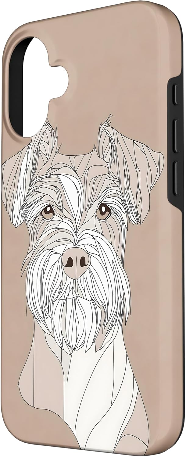 Miniature Schnauzer Dog Case for iPhone 16