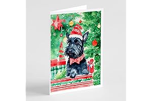 Caroline's Treasures Scottish Terrier Christmas Cards