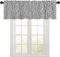 Vista 16 de Cortinas de cenefa, 36 pulgadas de ancho x 18 pulgadas de largo, discos de gramófono y casetes de audio antiguos en mesa de madera, nostalgia