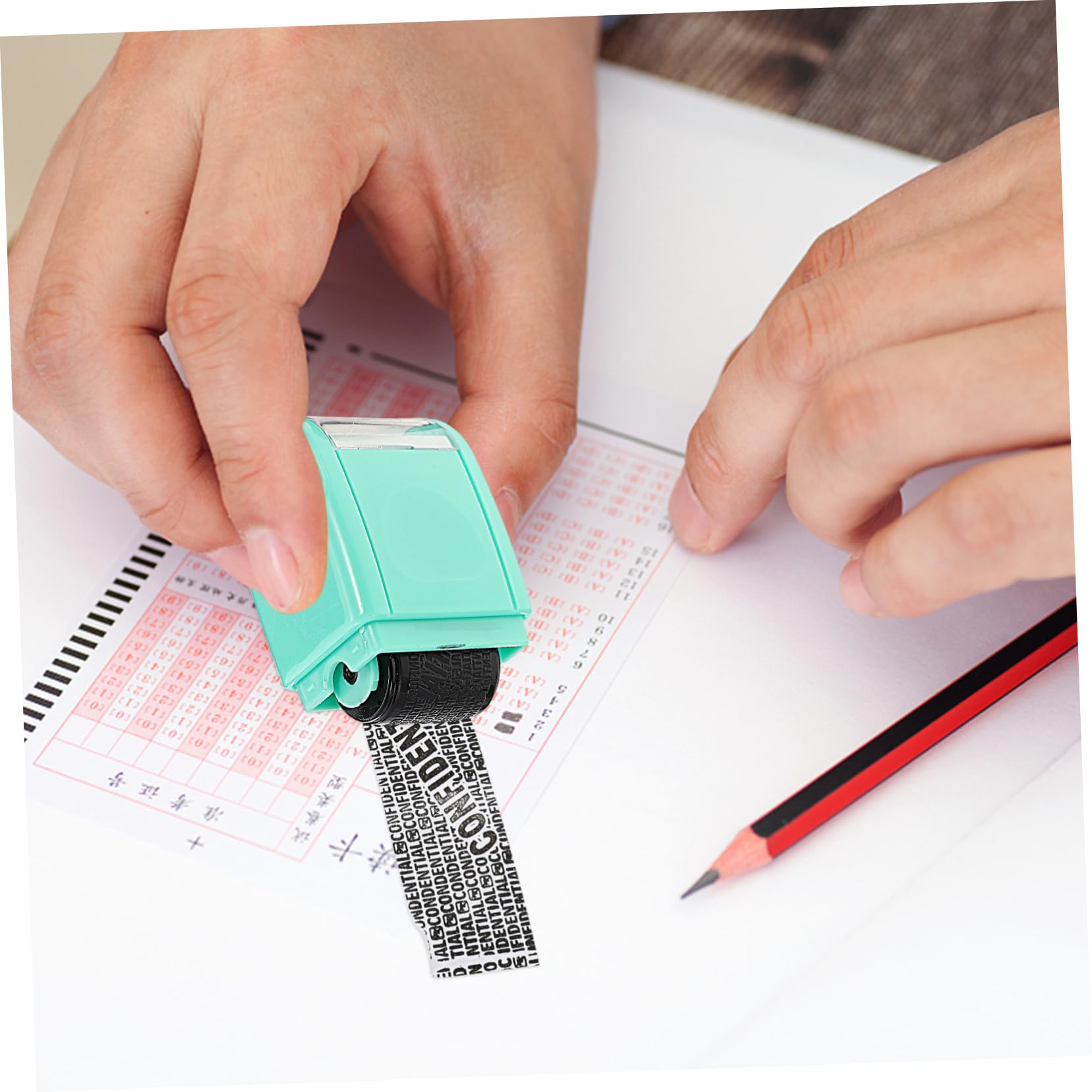 TEHAUX 5pièces Tampon à Multifonction Pour Confidentialité Outil Pratique De Des Données Personnelles Pour Cacher Vos Informations Sensibles Et Protéger Votre Vie Privée