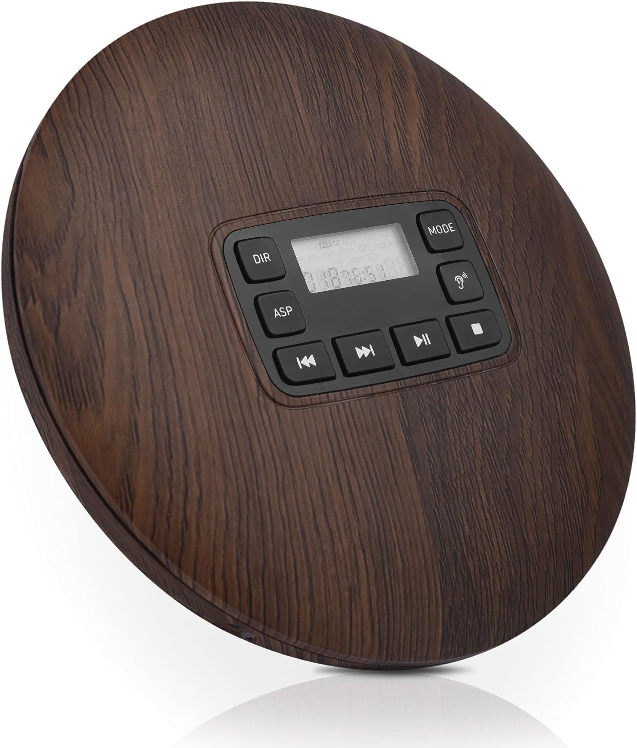 Hott Cd611 ポータブルcdプレーヤー Usb 自宅 旅行 車用 語学学習 タイムセール 耐衝撃 ステレオヘッドホン付き 胎児教育に適用 音楽再生 木目