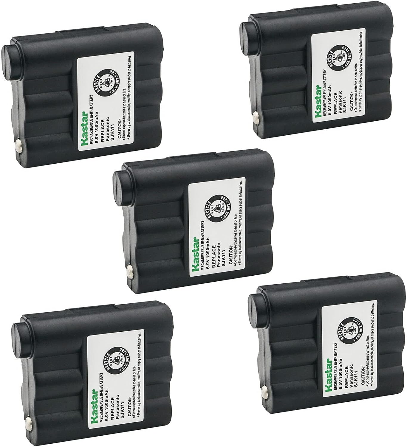 Replacement Battery For Midland GXT-450 Two-Way Radio - 700mAh 6V NI-MH Compatible With BATT-5R