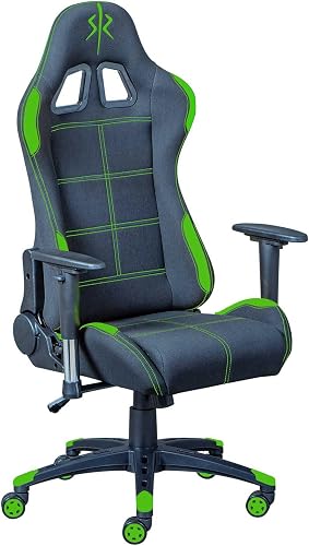 Inter Link - Gaming - Bürostuhl - Ergonomischer Stuhl - schwarz und grün - Gaming Green