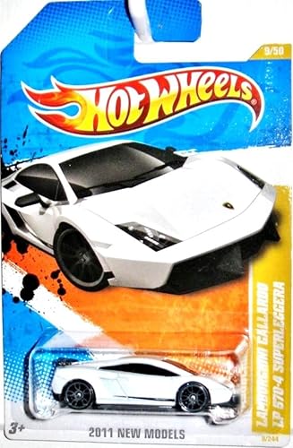 Hot Wheels Lamborghini Gallardo Lp 5704Superleggera blanco 2011 9244