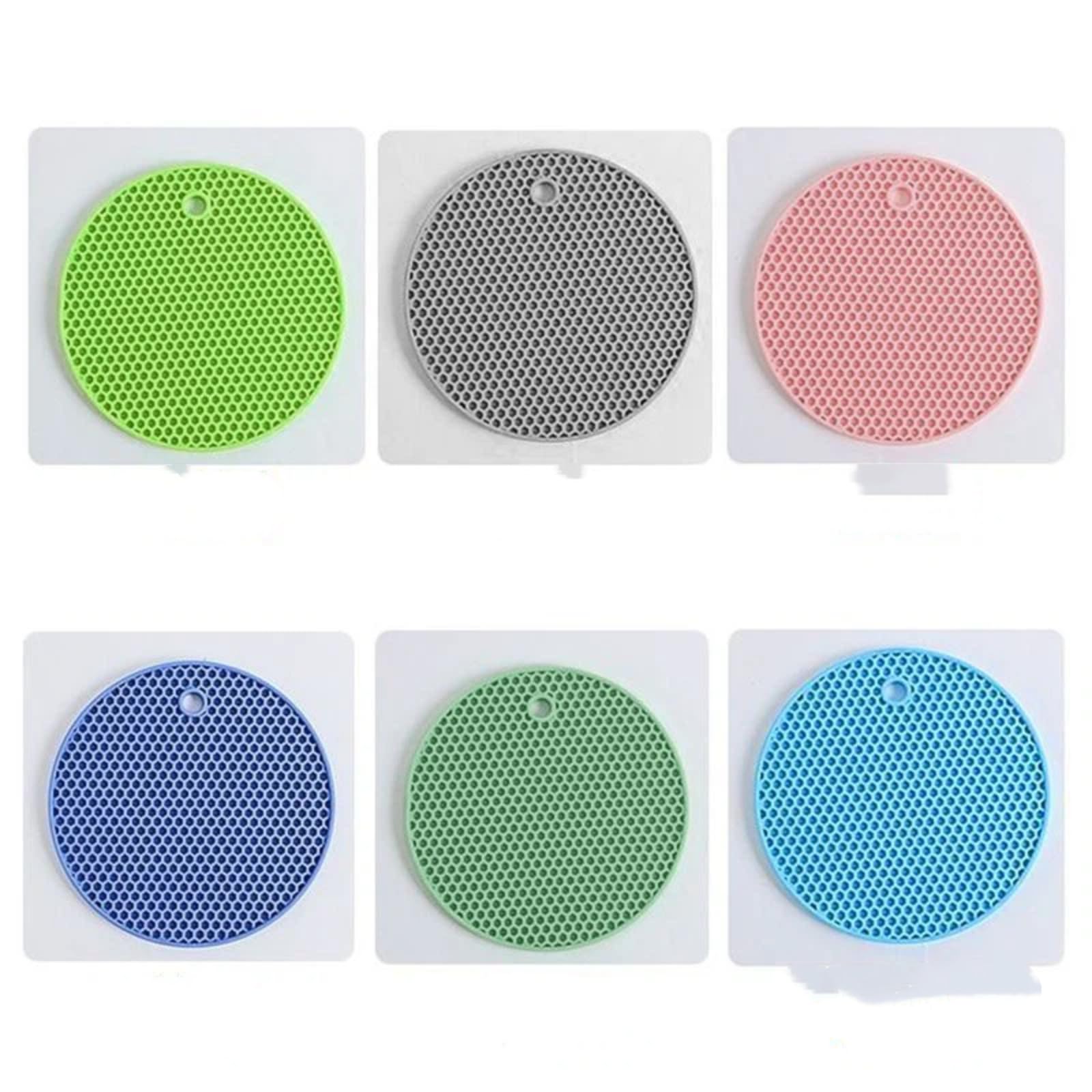 Thermal Insulation pad, Silicone Anti Scald Dining Table, Heat-Resistant Pot pad, high-Temperature Cup pad