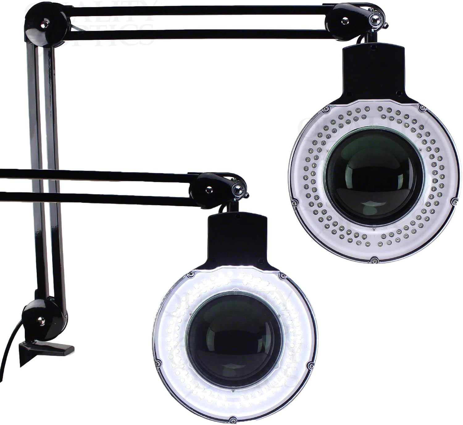 Lіmіtеd Stосk Desk Clamp Mount Magnifier Lamp Light Magnifying Glass Lens Diopter (No Stand, Black LED Medium / 5D) Bеѕt Cуbеr Mоndау 🔥 Desk Clamp Mount Magnifier Lamp Light Magnifying Glass Lens Diopter (No Stand, Black LED Medium / 5D)