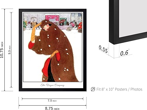 Miniatura 3 de Poster Master Póster de ilustración vintage, impresión retro deco, regalo para artista, amiga, portada de revista de moda, mujer, abrigo de piel,