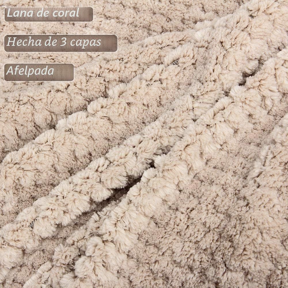 Monzana Manta Eléctrica Doble 160x140cm 120W Calienta Camas Temporizador 5 Niveles de Calor 2 Zonas