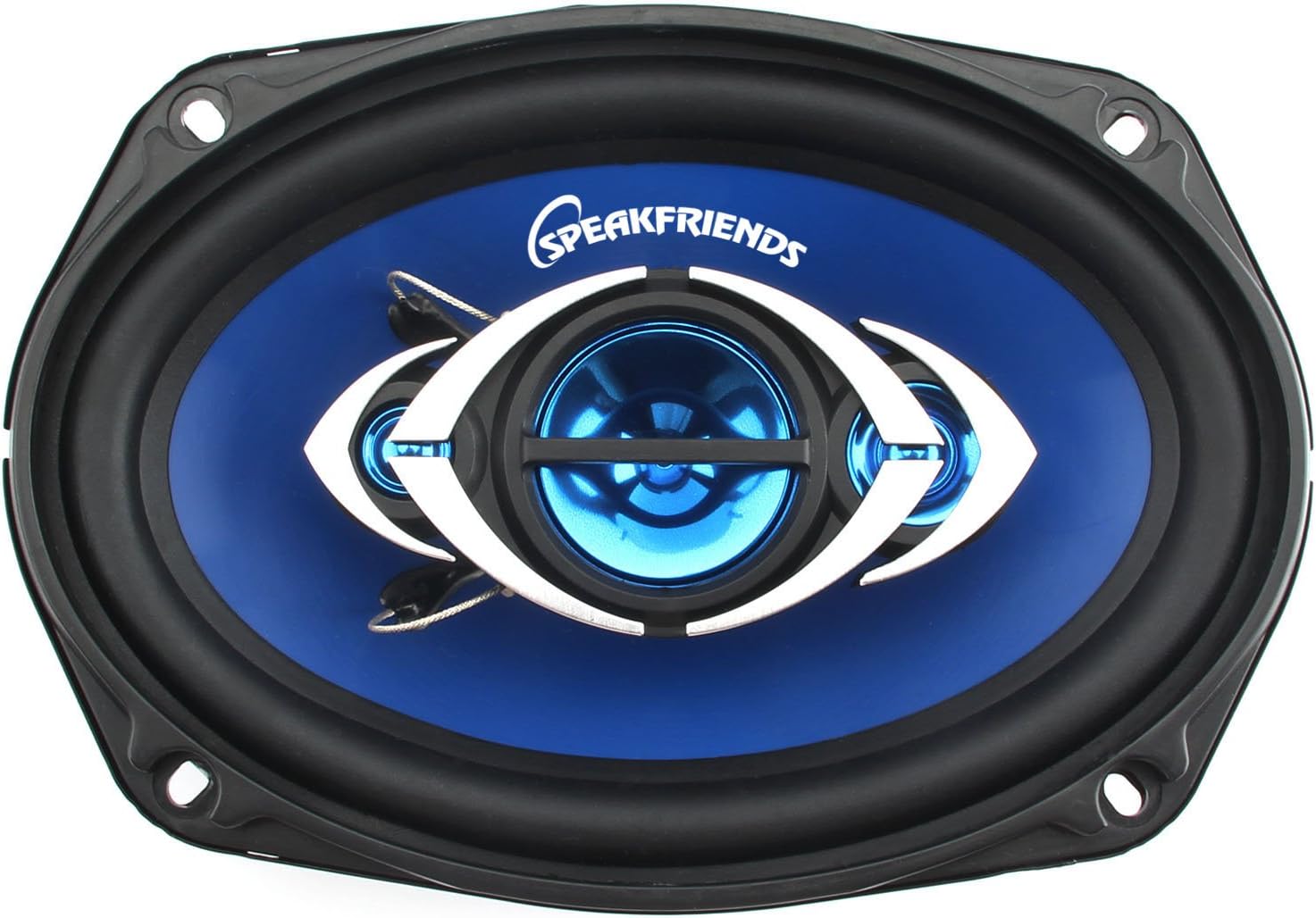 SFV694 6×9-Inch 900 Watt Full-Range 4-Way Coaxial Audio Car Speakers (Pair)