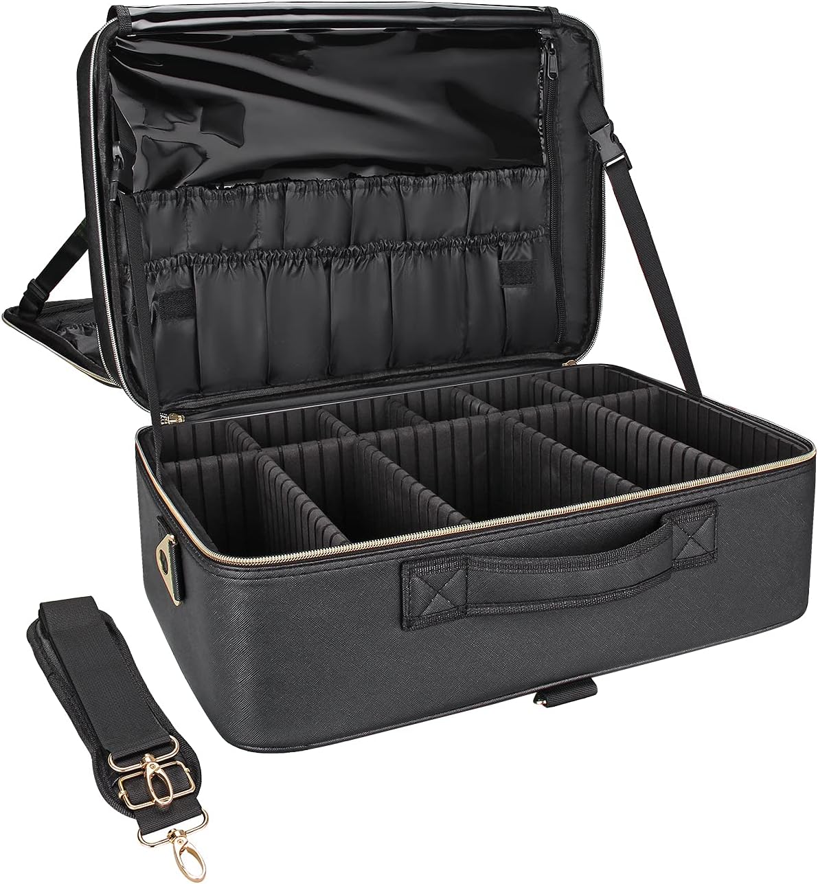 Extra Large Makeup Bag, Relavel Makeup Case Professional