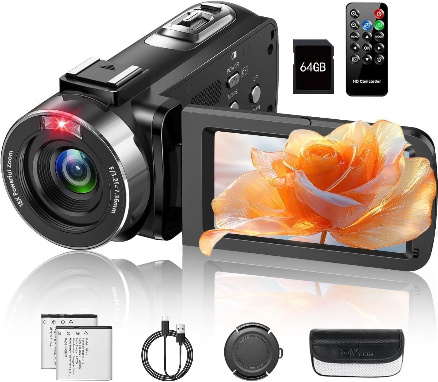 Amazon | ビデオカメラ4K動画8000万画像数YouTubeカメラ ウェブカメラ