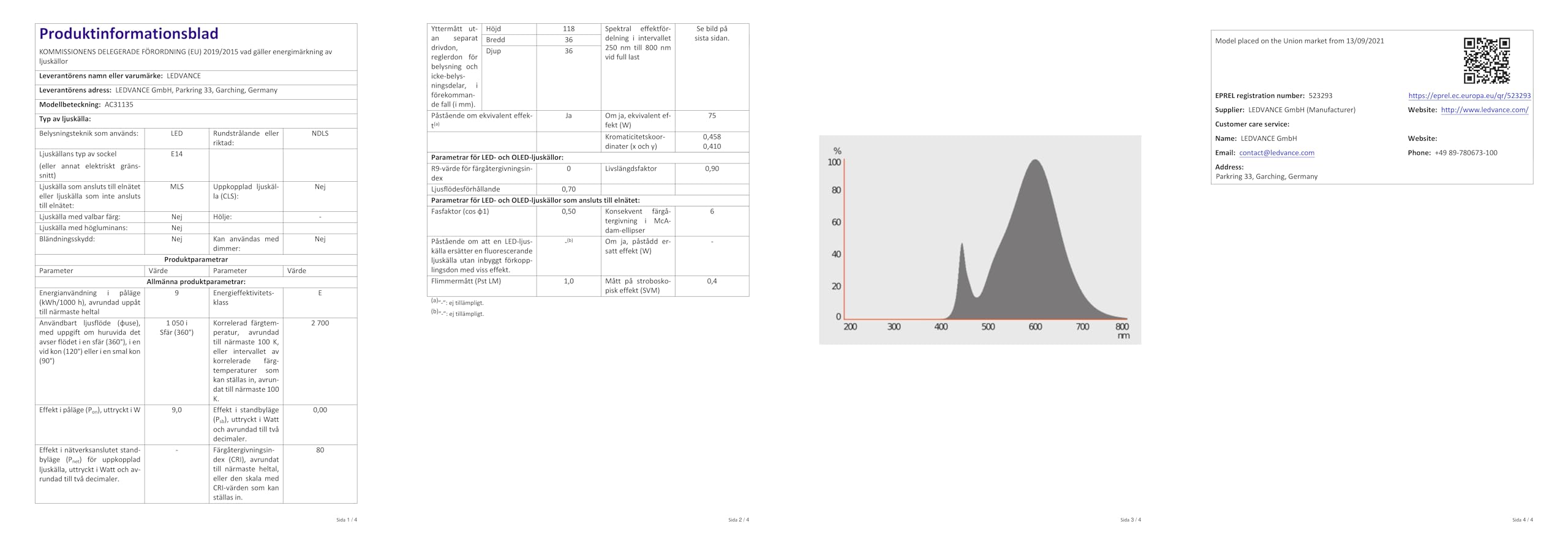 Osram Ampoule LED | Culot: E14 | Blanc chaud | 2700 K | 10 W | équivalent à 75 W | LED STAR STICK (Lot de 6)