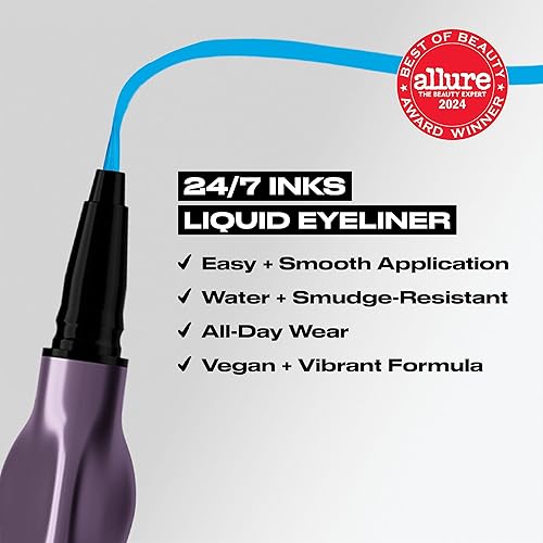 Miniatura 3 de URBAN DECAY Delineador de ojos líquido de 247 tintas, resistente al agua, resistente a las manchas, uso durante todo el día, fórmula vegana, punta