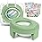 MCGMITT Portable Potty for Kids Travel - Foldable Training Toilet Chair for Toddler Girls with Storage Bags, Potty Training Toilet for Outdoor and Indoor Easy to Clean(Green)