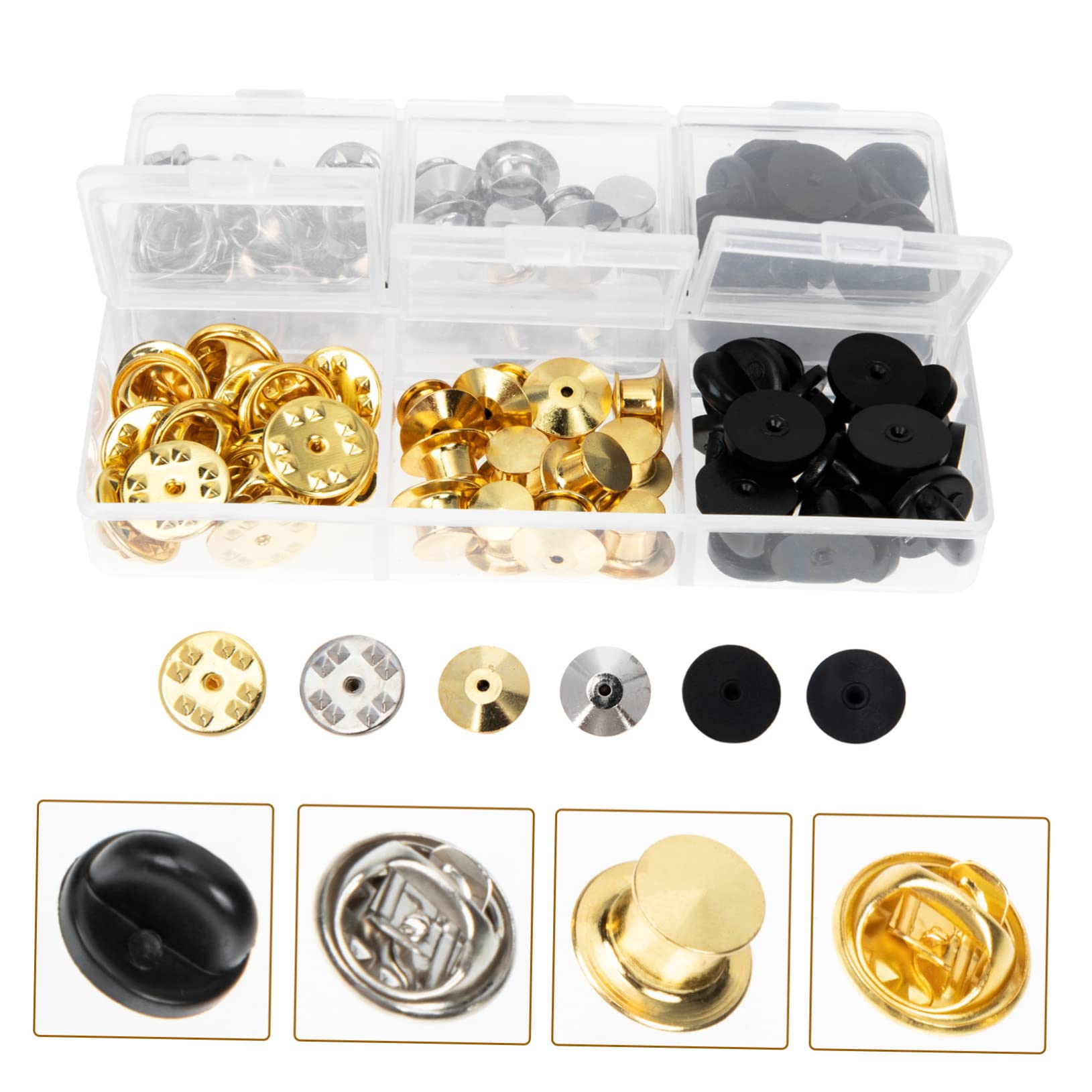NUOBESTY 252stücke Teiliges Mit Dekorativen Metall-pin-haltern Für Anstecknadeln Und Krawatten Vielseitig Für -bastelprojekte Hochzeiten Und Feierlichkeiten