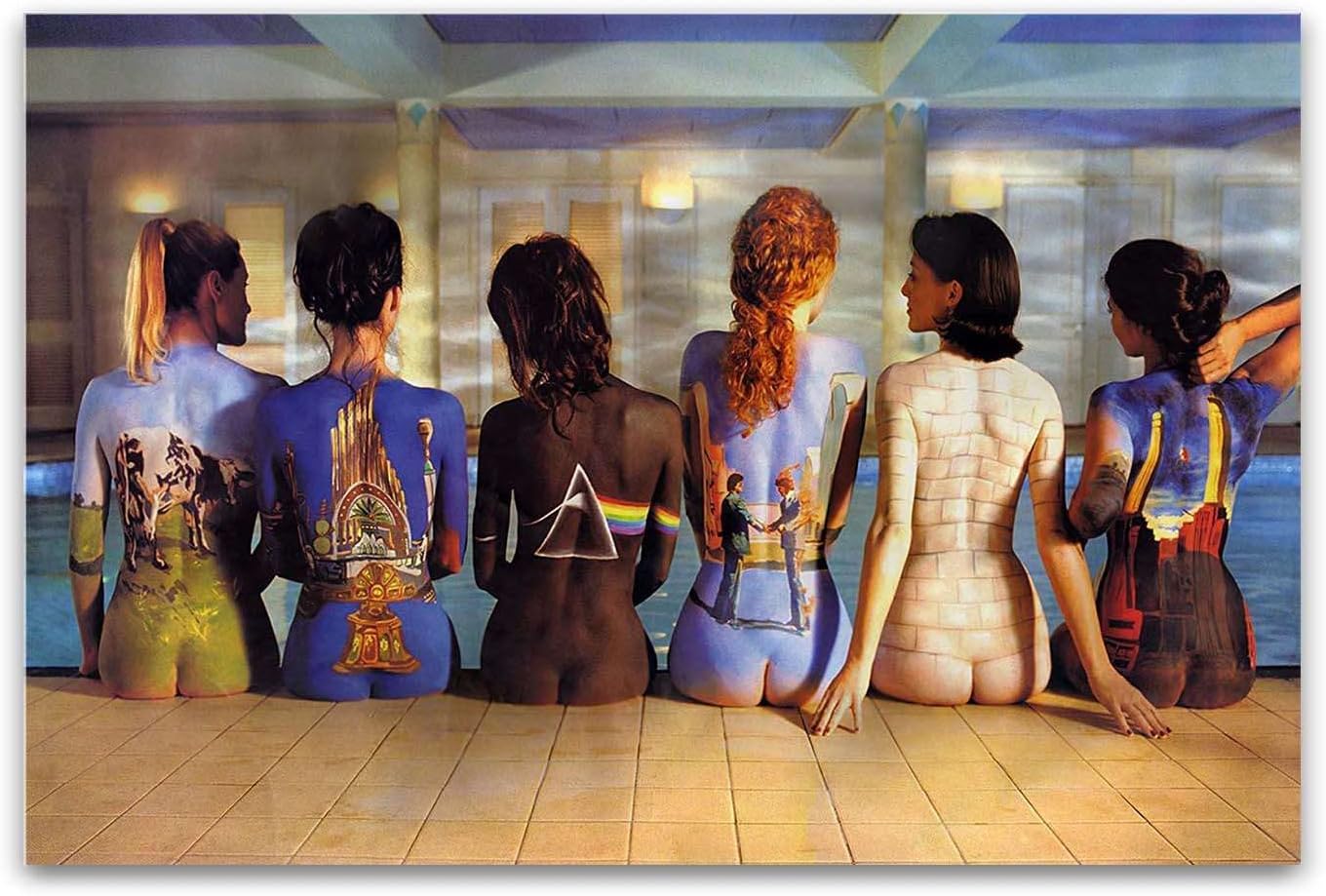 Startonight Glass Wall Art Acrylic Decor Sexy Women At the Pool, 60 x 90 cm, the Ultimate Wall Art