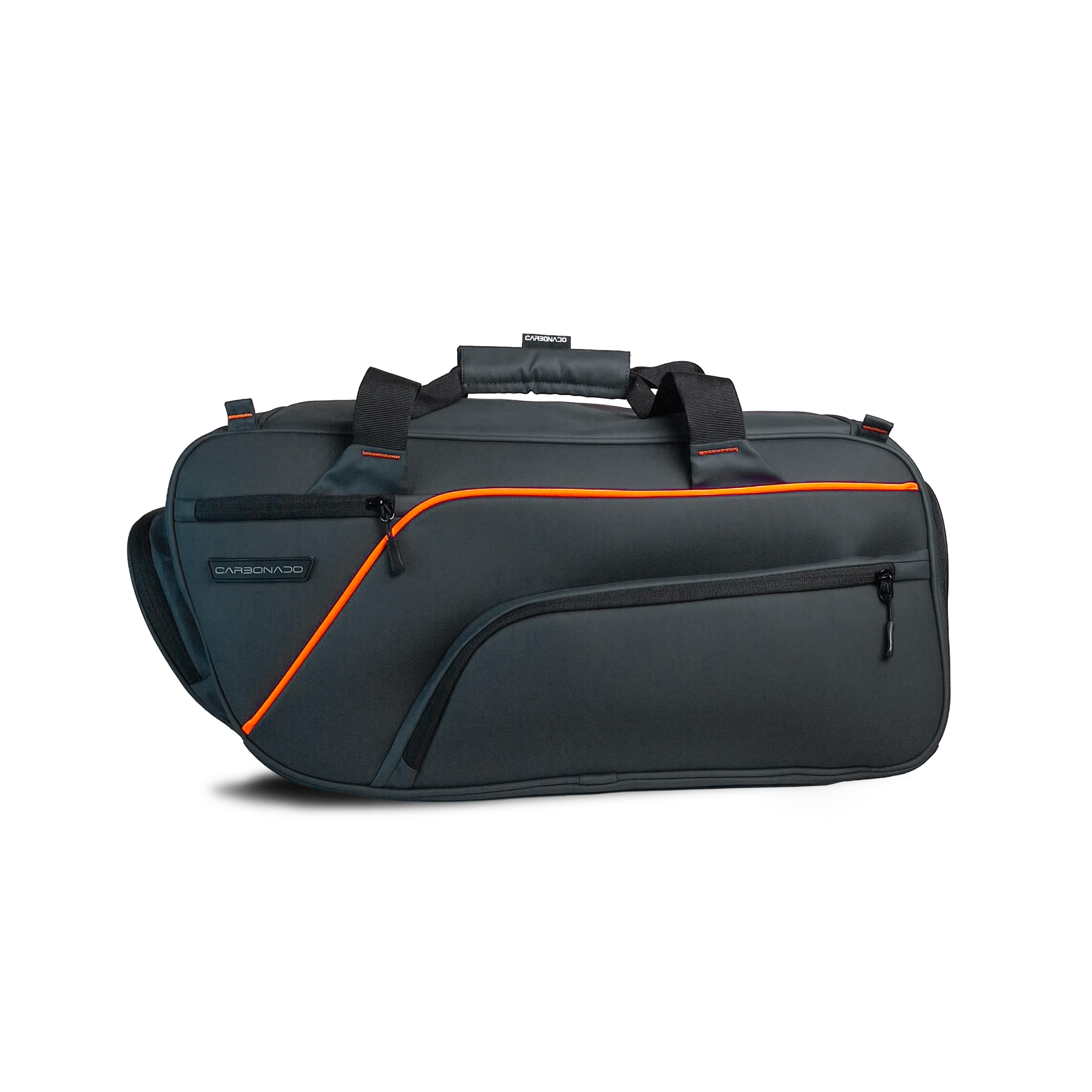 Carbonado 50L Sports Duffle Bag with Thermal Pocket- Grey | Shape-retaining EVA ,Thermal pocket, Bright interior ,Padded strap ,Rubber feet-image-24