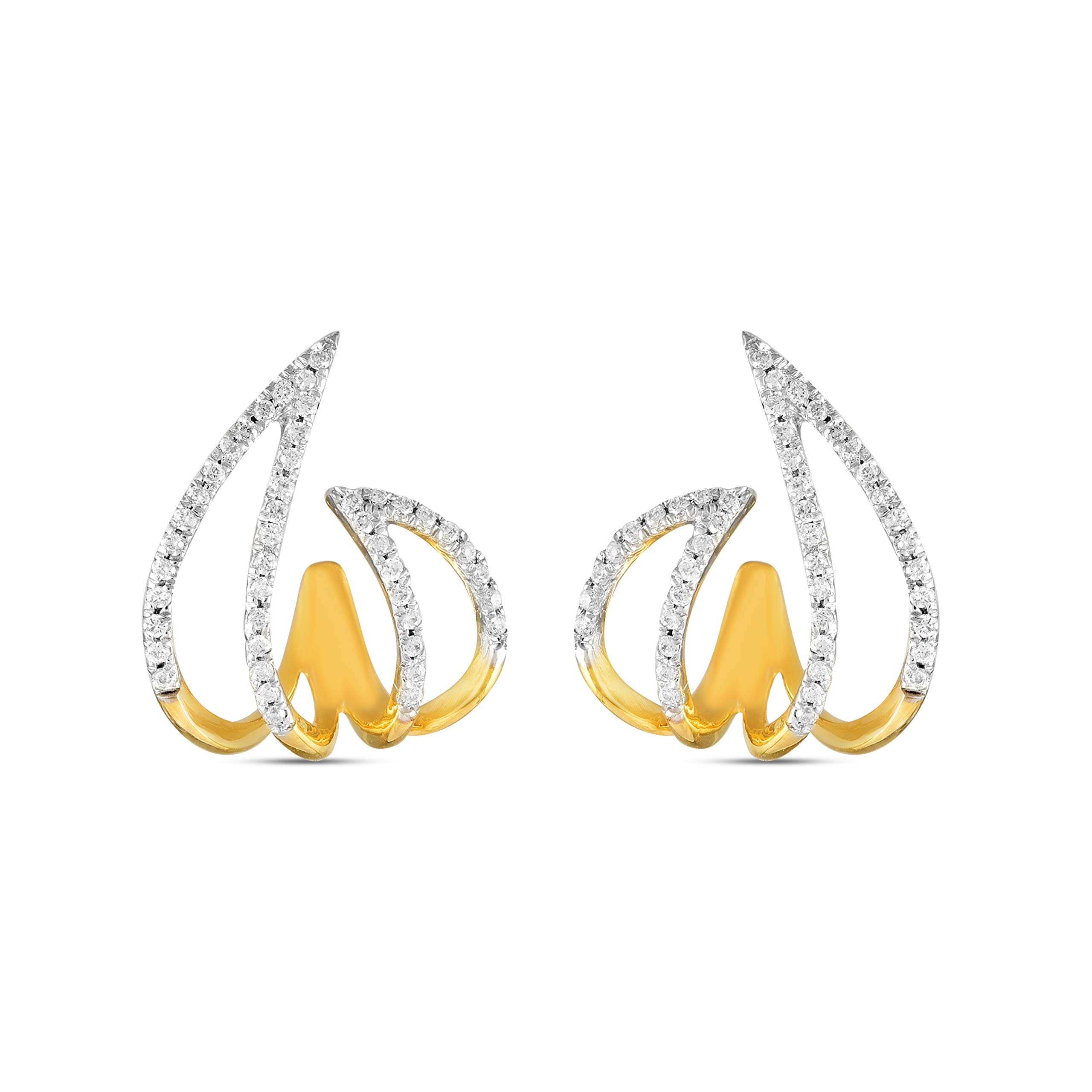 NaisshaJewels 9K (375) Curve Earring
