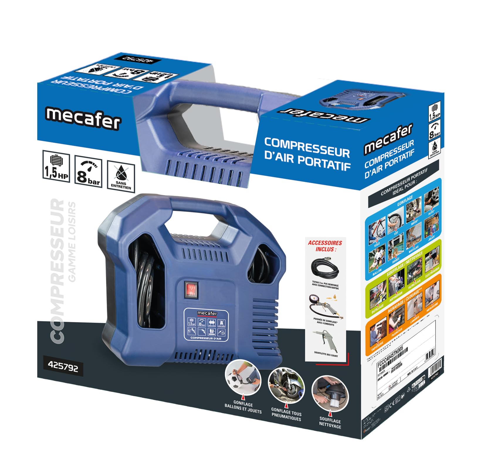 Mecafer Compresseur 425792 blue line