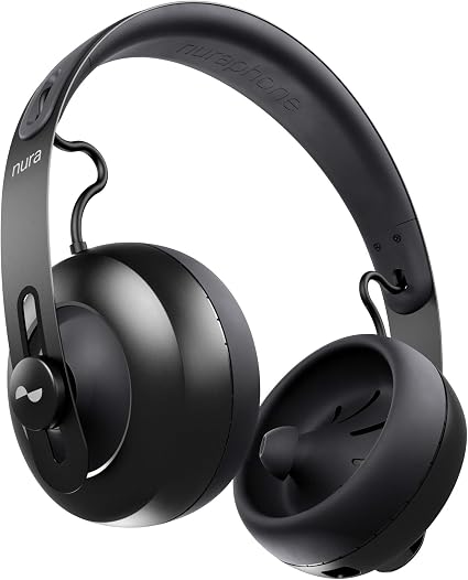 nuraphone - Cuffie sovrauricolari Bluetooth wireless con auricolari, audio  personalizzato, cancellazione attiva del rumore (ANC), modalità social,  pulsanti a tocco multiplo : Amazon.it: Elettronica
