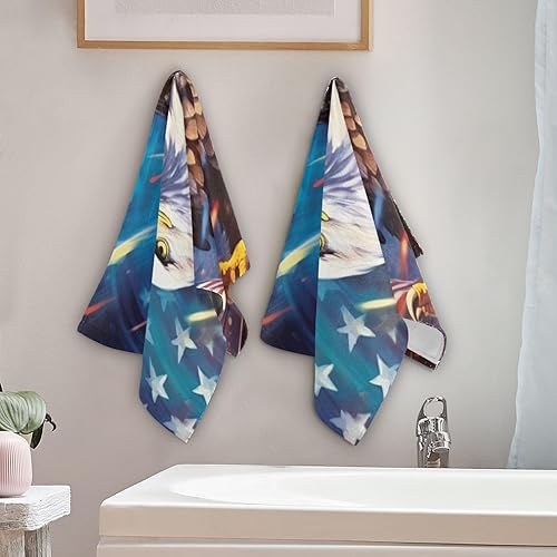 Vista 180 de Juego de 2 toallas de baño de color morado, remolques de mano de lobo, toallas de baño, toallas suaves y absorbentes para baño, cocina, gimnasio
