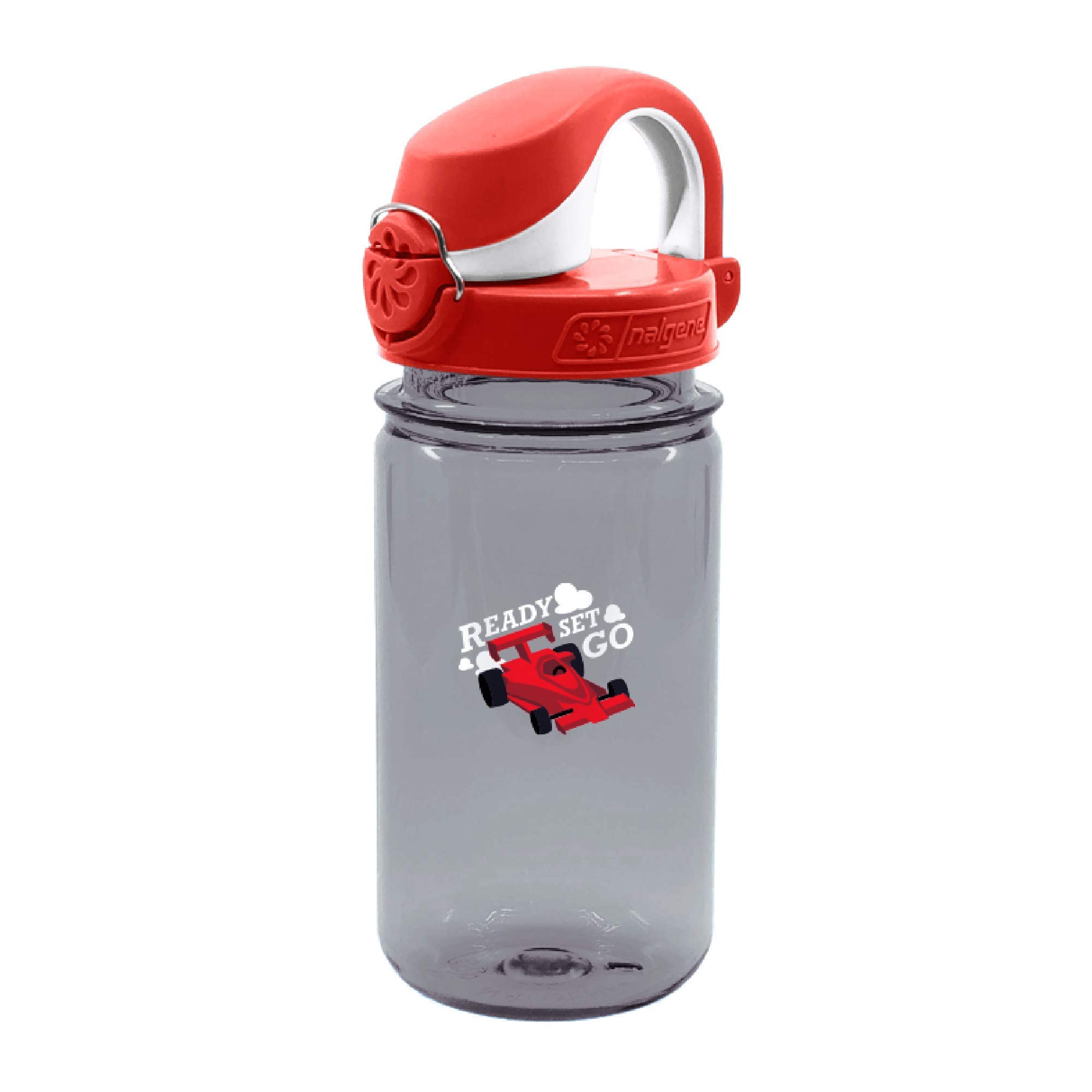 Nalgene Kids On The Fly Water Bottle, Leak Proof, Durable, BPA and BPS Free, Carabiner Friendly, Reusable and Sustainable, 12 Ounces