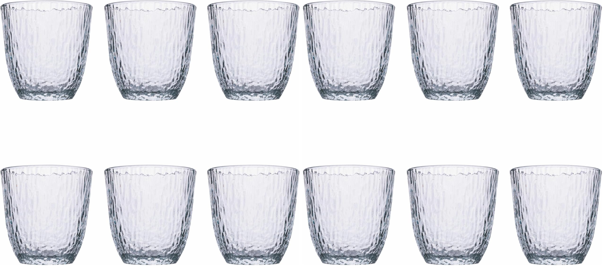 Vasos de agua de cristal Villa d'Este Home Tivoli 1996 diseño Jungle de lujo italiano