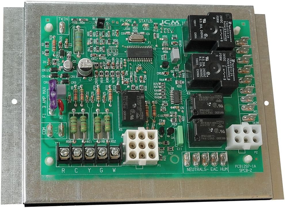 ICM - ICM2805A - Furnace Control Board, 120/240 Input Voltage, for Use with Commercial HVAC Equipment, Residential