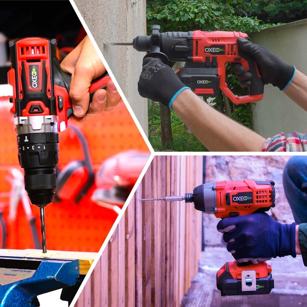 Pack outils sans fil - 11 outils - 18V - EASY FULL - 2 batteries 4Ah - 1 batterie 2Ah - chargeur double - 2 sacs de transport