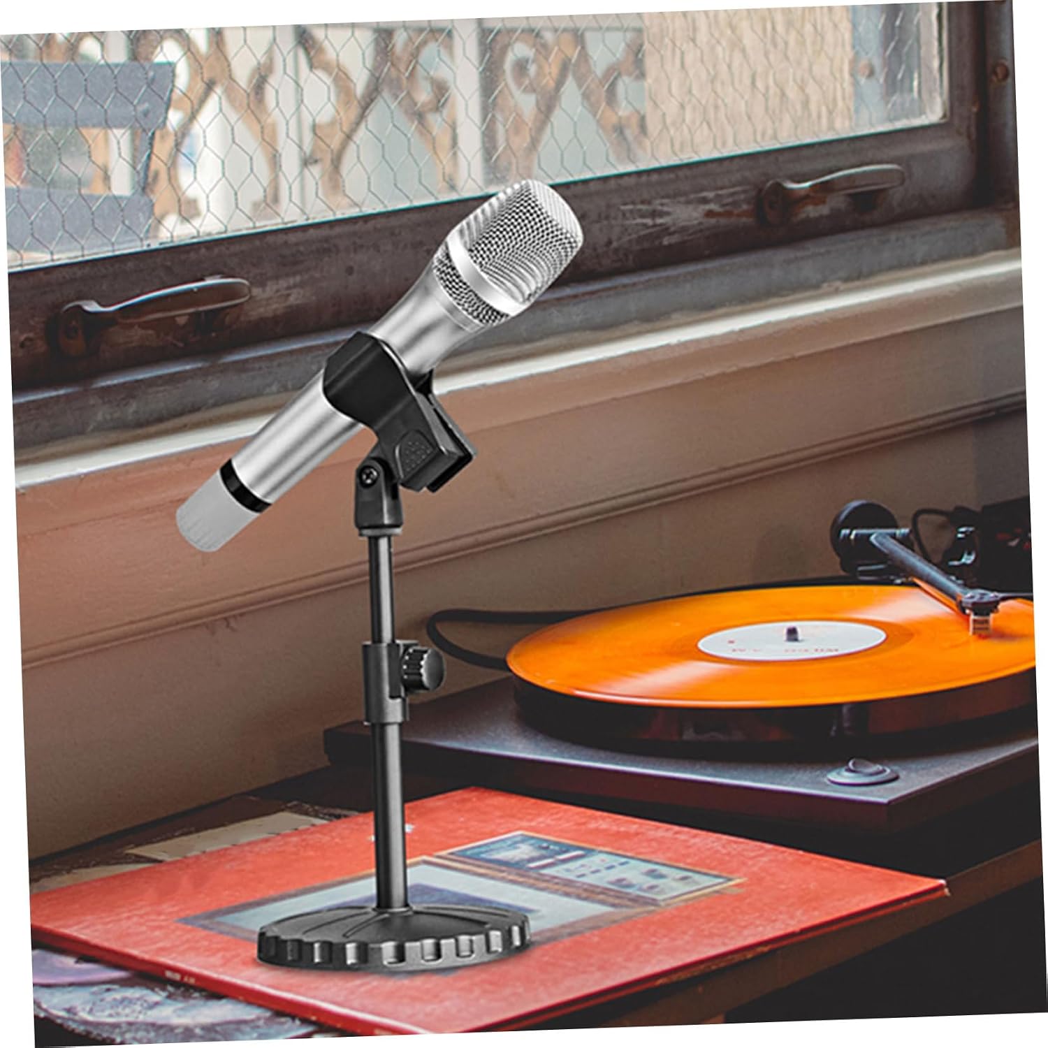BESPORTBLE 3pcs Universal Plastic Microphone Clips for Handheld Mics Reliable Mic Clamp Suitable for Recording Classroom and Studio Use image 4