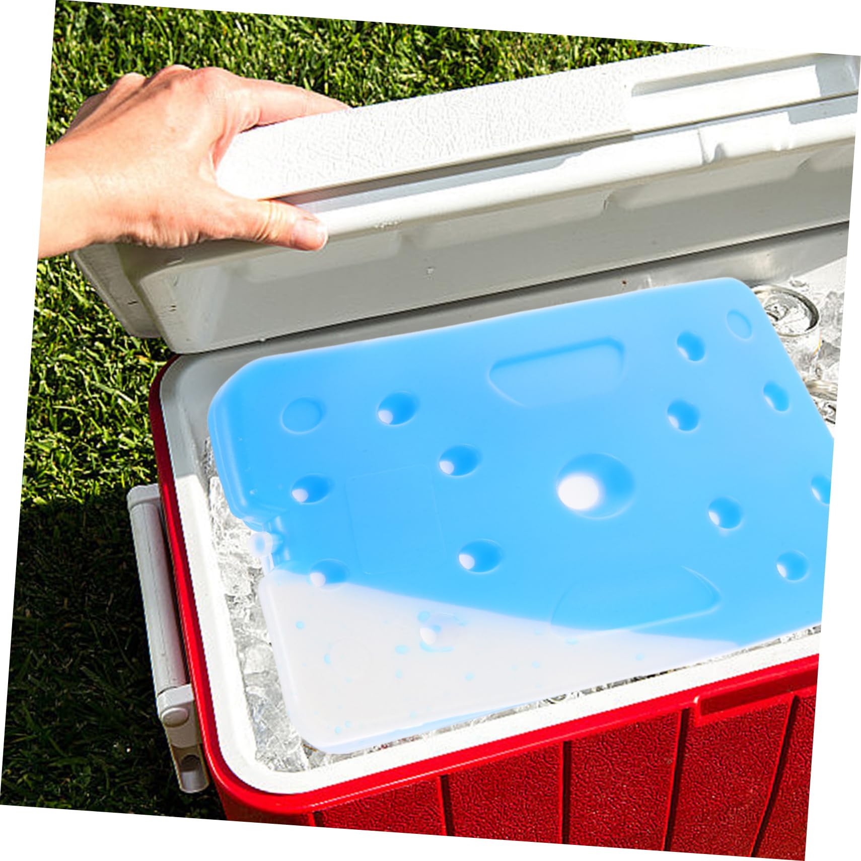 BESPORTBLE Blocs De Glace Réutilisables pour Boîtes À Lunch Glacières en Plastique De 1 500 ML
