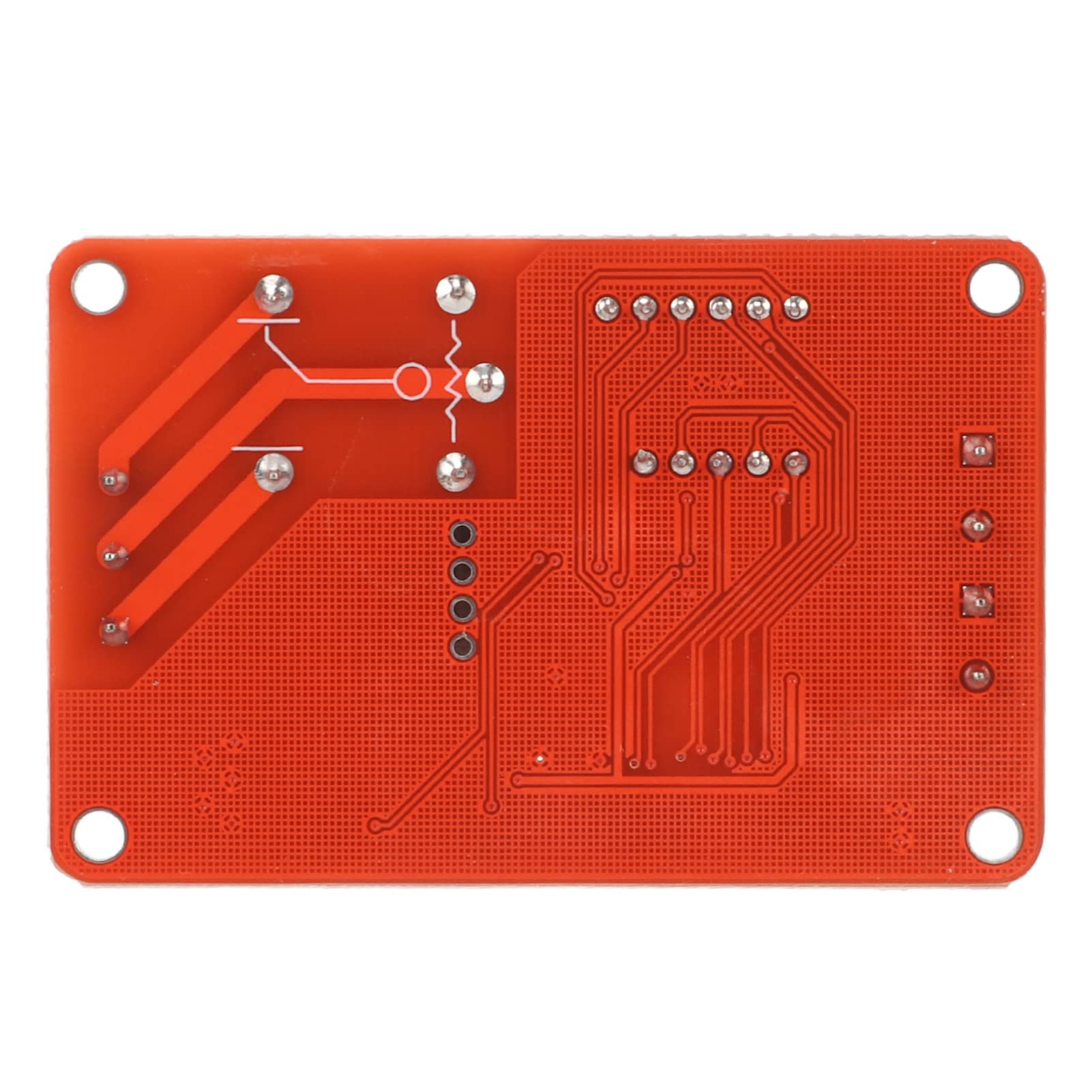 DC 0-100 V Digital-Spannungs Komparator, DVB01 PCB Überspannung Unterspannung Schutz Komparator Modul, Roter DC 12V/24V Spannungs Komparator 0-99,9 Sec Verzögerung (5V)