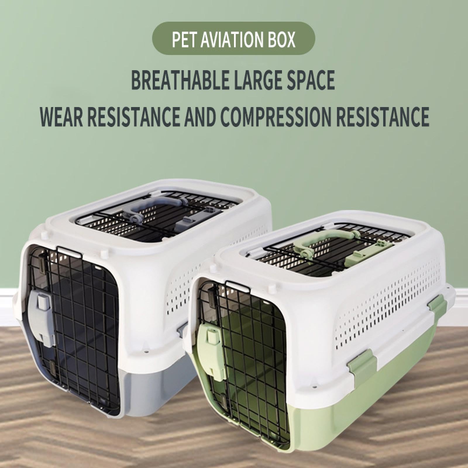 Amazon | ペット猫犬スーツケース航空輸送ボックス ペットキャリー