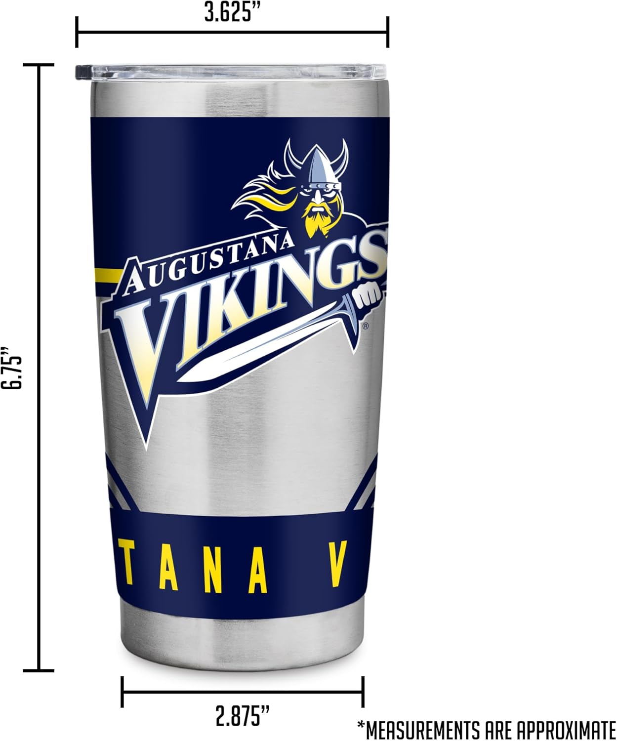 Rico Industries NCAA Drake Bulldogs Standard 20oz Stainless Steel Tumbler with Lid - Great For Coffee, Tea, Water or Cocktails - Image 8