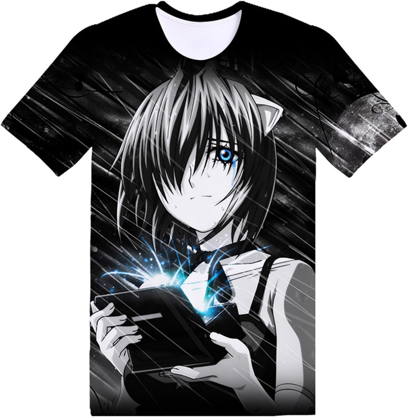 Anime Elfen Lied T-Shirt Tops Tee Short Sleeve Costume Cosplay