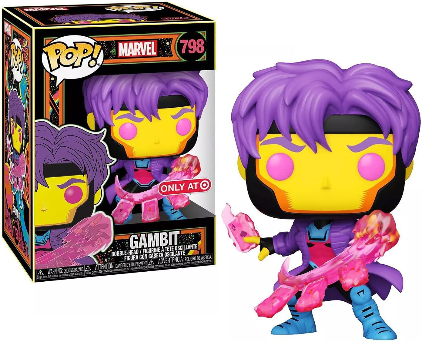 Pop Marvel X-Men - Gambit Blacklight